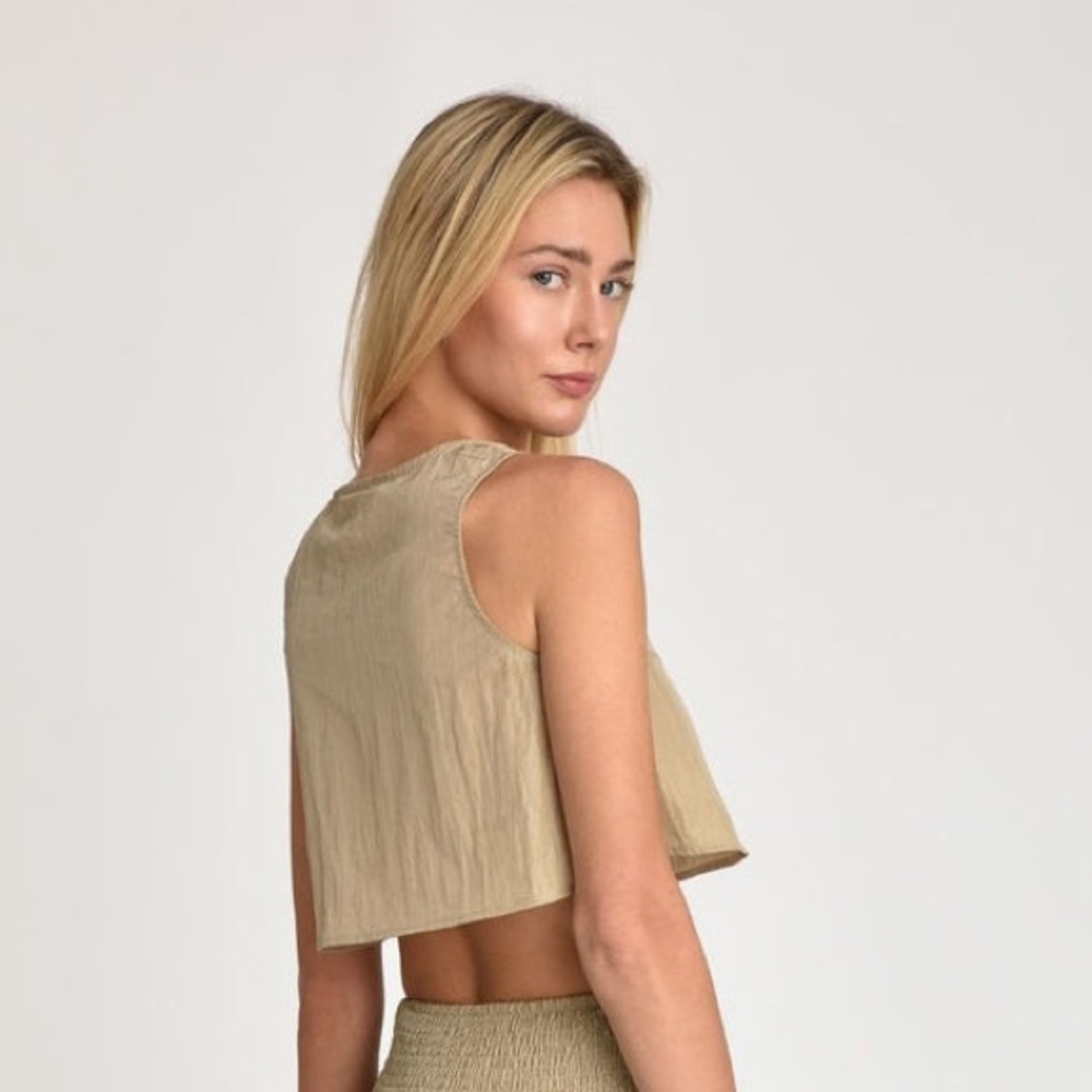 Much & Muchette Nini Crop Top Size XS/S NWT - Picture 2 of 8